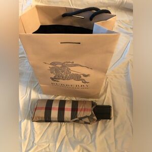 Burberry trafalgar check umbrella